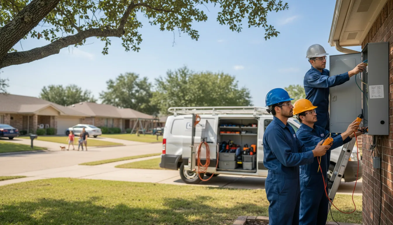 Certified electrician providing emergency electrical services in Mendota, MN